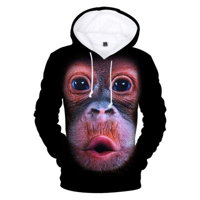 China Anti-wrinkle fleece sublimation cute animal printed 3d hoodies wholesale custom printed top grade sweatshirt pullover supplier china stock for sale