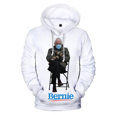 China Anti-wrinkle wholesale 3d HD sublimation printed Amazon Wish ebay Bernie sander hoodies factory direct sale pullover sweatshirt supplier for sale