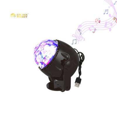 China USB DJ Head Disco 5v Crystal Magic Ball Light Bulb RGB Bluetooths Light Bulb Music Party Light Speaker Led Stage Light for sale