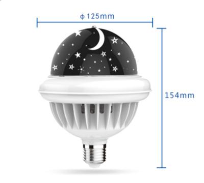 China MORDEN Tooth Music Christmas Night Light Projector Lights Blue Starry Bedroom Speaker Led Bulb for sale