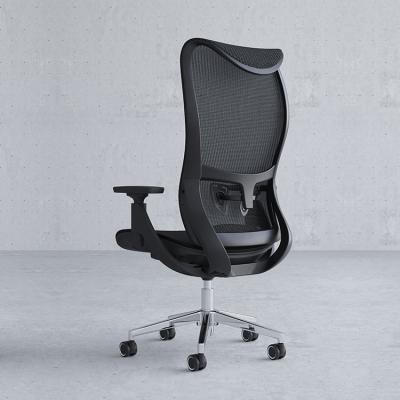 China (Height)Foshan Adjustable Ergonomic Black High Swivel Computer Back Chair With 3D Mesh Armrest Office Chair for sale