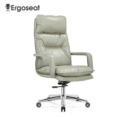 China High Quality Revolving (Height) Adjustable Office Chair Leather Chair With Armrest For Board Room for sale