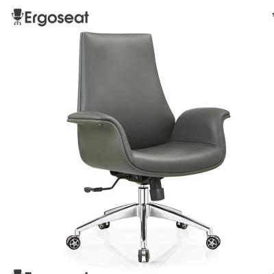 China Factory Adjustable E-Commercial Premium Quality Relax (Height) Manager PU Office Chair for Boss or Staff for sale