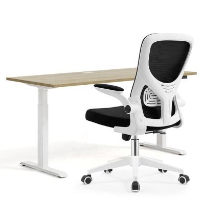 China New PP Material Office Chair White Material Elegant Rotating Rotating Chair Office for sale