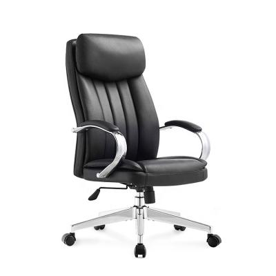 China Wholesale Adjustable Conference Ergonomic Chair (Height) Room Packing Luxury Leather Chair Computer Executive Office Chair for sale