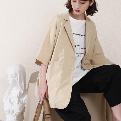 China 2021 High Quality QUICK DRY Fashion China Blazers Ladies Women Notch Collar Comfortable Elegant Overcoat for sale