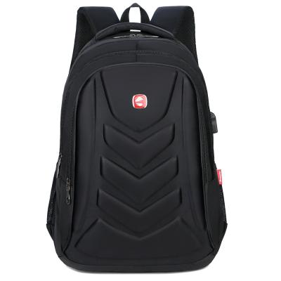 China With USB Business Laptop 1680D USB Charging Traveling Shockproof Hard Backpack for sale