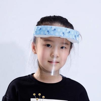 China Suitable for use in working environments that require high quality disposable clear plastic child face shield baby face shield manufacturer anti fog clear fast delivery child medical face shield for sale