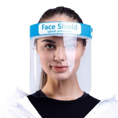 China Suitable for use in work environments that require reusable wide face shield protective mask safety anti-fog sun visor spitting lightweight anti-fog lens protective mask for sale