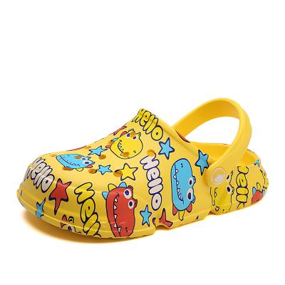 China Fast Delivery Cheapest Slipper Children's Eva Cartoon Round Clogs Sandal For Kids for sale