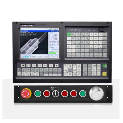 China Lathe And Center Low Turning Cost With PLC+ATC Function For Lathe Machine 2 Axis Lathe CNC Controller Panel Kit Complete System for sale