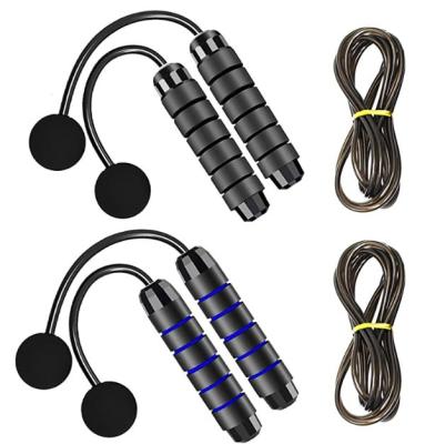 China Wholesale New Design Black Red Blue Adjustable Weight Fitness Jumping Jump Rope for sale