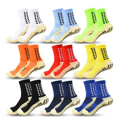 China Factory Wholesale Breathable Custom Design Improved Anti Slip Soccer Sports Professional Basketball Gripper Sports Socks for sale