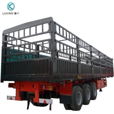 China Truck Trailer Side Wall Truck Trailer Cargo Barrier Trailer On Sale for sale