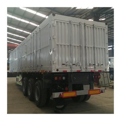 China Transport car trailer truck semi trailer semi trailer dump truck for food for sale