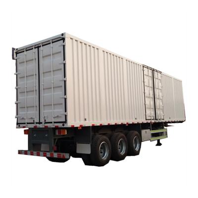 China Box Truck Trailer Best Quality Van Semi Trailer Truck For Sale for sale