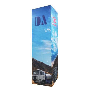 China With Pop Advertising Tension Fabric Backlit Portable Trade Show Display Tower With Backlit for sale