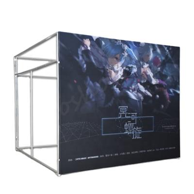 China Easy Installation Portable Stall 10Ft EZ Standard Tube Trade Show 3x3 Display Booth Exhibition for sale