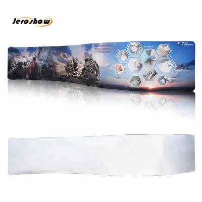 China Light Weight 20ft S Shape Trade Show Booth Tension Fabric Banner Display With Single Side Graphic Printing for sale