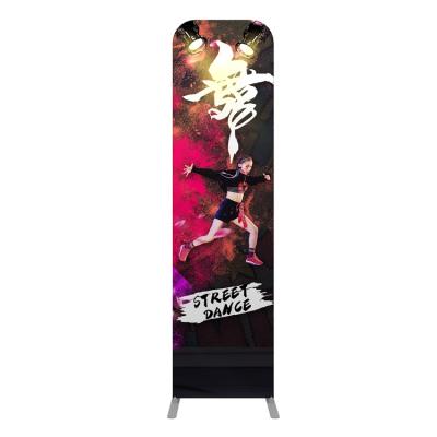 China Lightweight Advertising Aluminum Tension Fabric Banner Stand Up Standard Sizes Portable Banner Display Stand for sale