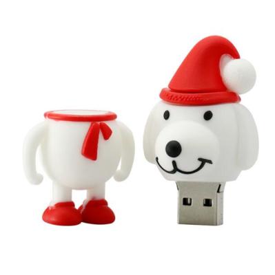 China 2021 Storage USB Disk Customzied Christams New Year U Series Disk 4gb 8gb 16gb 32gb 64gb Gift Drive PVC Flash USB With Logo for sale