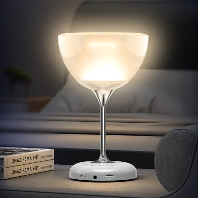 China Mashroom BT Speaker Music Portable Transparent Table Led Changing 7color Lights With Wireless Music Speaker for sale