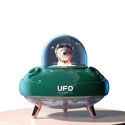 China Unique Design LED UFO Shape Atmosphere Lamp Humidifier Indoor Humidifier Air Purifier for sale