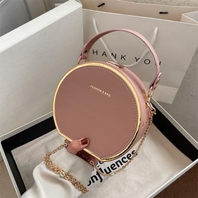 China 2022 Fashionable Spring Summer Handbags Round Shape Handbags Mini Sling Crossbody Body Shoulder Bag Small for sale