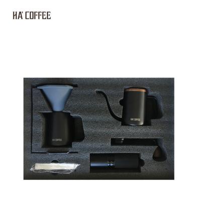 China TH1005 RTS Viable Dripper Travel Bag V60 Coffee Set With Gift Box Packing for sale