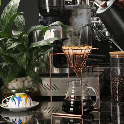 China Good Quality Coffee Tools Metal Hand Drip Holder Coffee Drip Stand Viable for sale