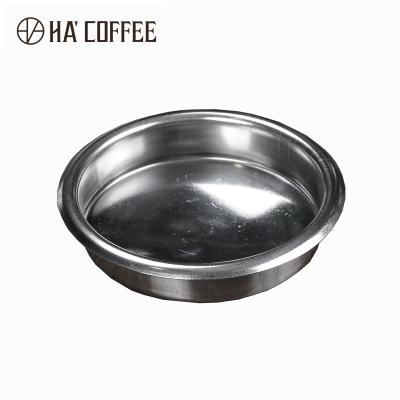 China Coffee Tools Stainless Steel Powder Bowl Handle Viable Universal Filter Bowl for sale