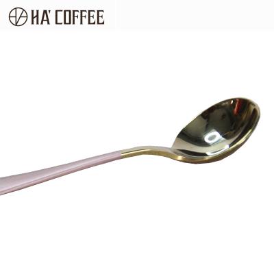 China Sustainable Multi Function Coffee Bean Measuring Scoop Long Handle Tea Spoon Stainless Steel Coffee Scoops for sale