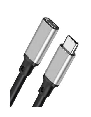 China MP3/MP4 Player Gray PD 100w USB 3.2 Gen2 10gbps 4K 60Hz Type C To Type C Female Extension Cable For Computer for sale