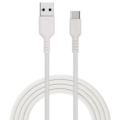 China PD 3A USB 2.0 USB Charging Cable PD 3A USB 2.0 Charging Cable White Fast Soft Rubber Colorful MP3/MP4 Player Charging Silicone Cable for sale