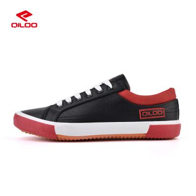 China Wholesale Fashion Trend QILOO Sneakers Classic Vulcanized For Men's Unisex Lace Up Flats Casual Custom Canvas for sale