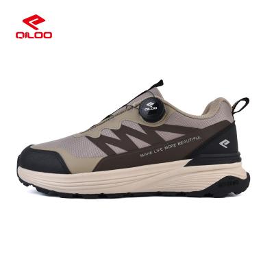 China Fashion Trend QILOO Wholesale Custom Made No-slip Shoes Men Outdoor Waterproof Comfortable Breathable Shoes for sale