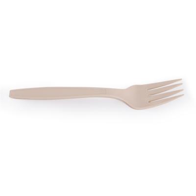 China Disposable Biodegradable Sustainable Cutlery, Eco Friendly Fork Made From 6Inch Cornstarch Spoon Fork Knife for sale