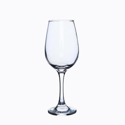 China Wholesale Modern Creative Custom Single Clear Burgundy Wine Tumbler Goblet Red Stem Wine Glass Cup For Home Party for sale