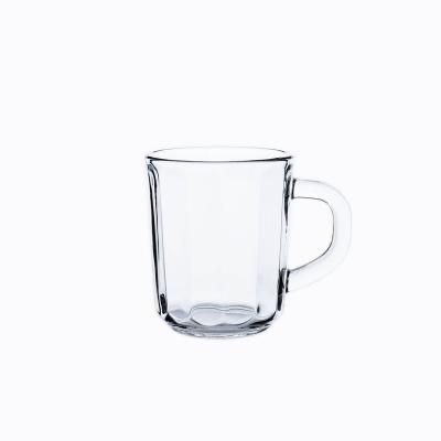 China Nordic massive high quality glass water cup factory production transparent custom glass cup for table and restaurant for sale