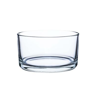 China New Design Empty Decorative Glass Cylinder Candle Cup Home Decoration Candle Glass Cup For Wedding Party for sale