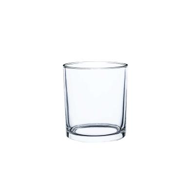 China Home Decorative Candle Cups Wedding Decoration Big Clear Empty Cylinder Candle Glass Cup for sale