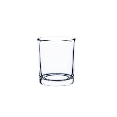 China Home Decoration Factory Empty Candle Glass Cup Popular Hot Selling Candle Glass Cup For Party for sale