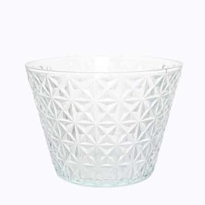 China High Quality Round Glass Bowl Clear Glass Cool Bowl Viable For Kids And Home Party for sale