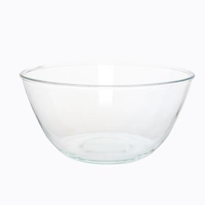 China Fruit salad glass fresh transparent home viable personalized multifunctional fruit glass bowl for sale