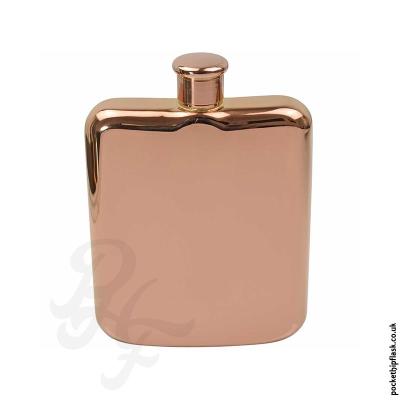 China CLASSIC Custom 6oz Color Painted Stainless Steel Hip Flask Whiskey Flask for sale