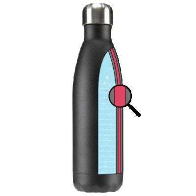 China 2021 Sustainable Top Selling Double Flask Wall Stainless Steel Vacuum Insulated Water Bottle for sale