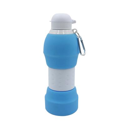 China Viable Wholesale Custom Workout Silicone 600ml Drinking Water Bottles Online for sale