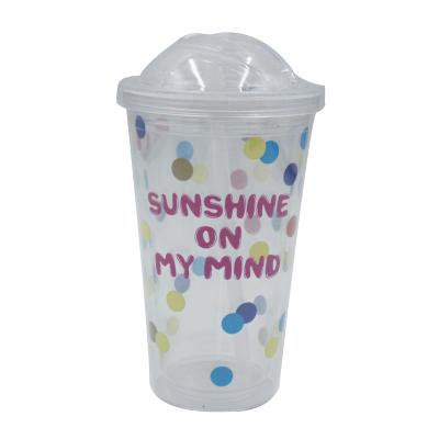 China Custom Eco-Friendly Cute Plastic Cup Stocked From China Mug for sale