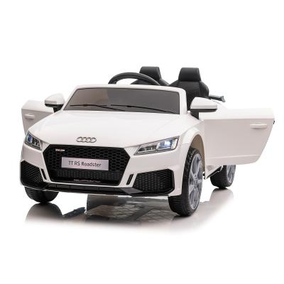 China Ride On Toy Cheap Price Licensed Audi TTRS Kid Electric Car Music Light Power Battery Ride On Car For Children Toy Remote Control for sale