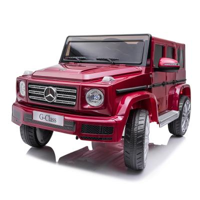 China Ride On Toy Mercedes-Benz G500 Plastic Color Kids Electric Car Paint Safe Off-Road Vehicle for sale